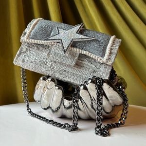 Kooreloo Disco Silver Shoulder Bag